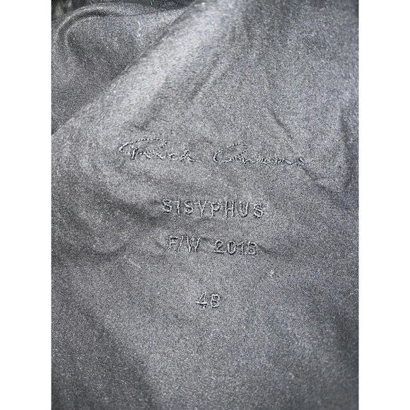 Rick Owens Lambskin Zipped Bomber Jacket - Picture 11 of 11